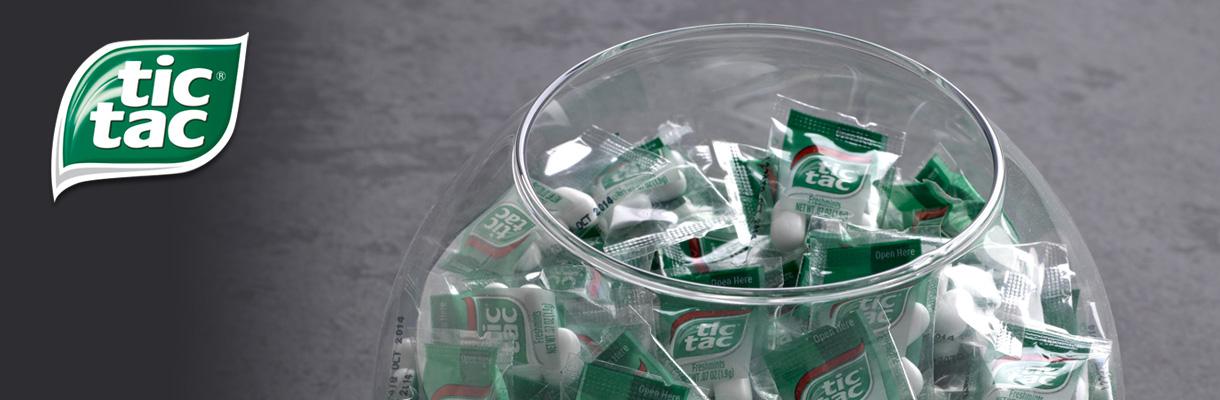 Tic Tac Glass Bowl