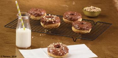 BEIGNETS (DONUTS) À L'ANCIENNE SANS GLUTEN AVEC DU NUTELLA <sup>®</sup>