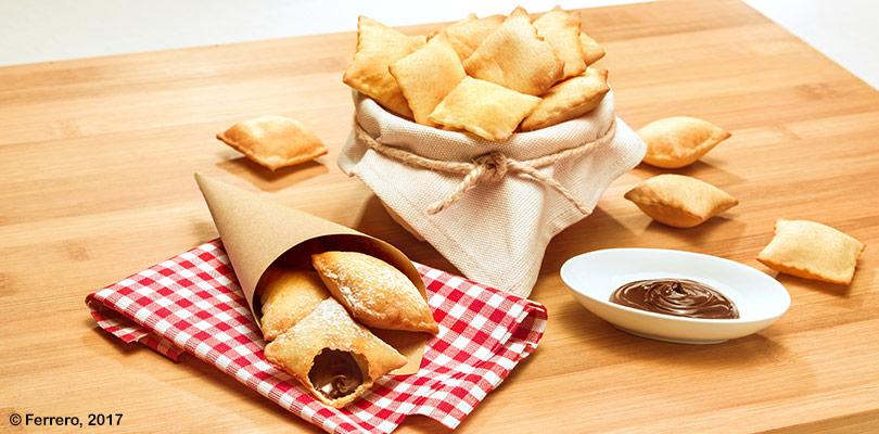 ALMOFADINHAS COM NUTELLA<SUP>®</SUP>