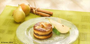 BOLINHO DE PERA COM NUTELLA<sup>®</sup>