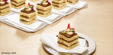 MINI TORRES DE BOLO COM NUTELLA<sup>®</sup>
