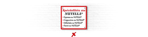 Example 2 of prohibited use of logo