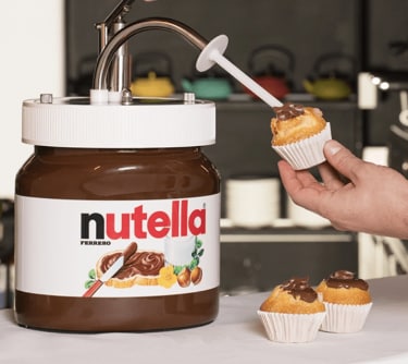 Nutella® heated pump dispenser - Ferrero Food Service