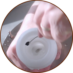 Reinigung des elektrischen Nutella® Dispensers