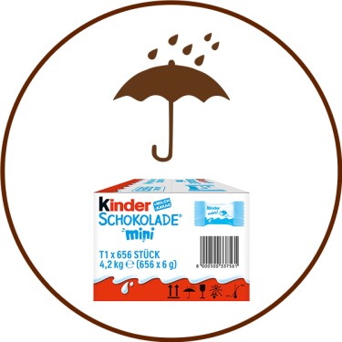 kinder Schokolade minis® - Lagerung