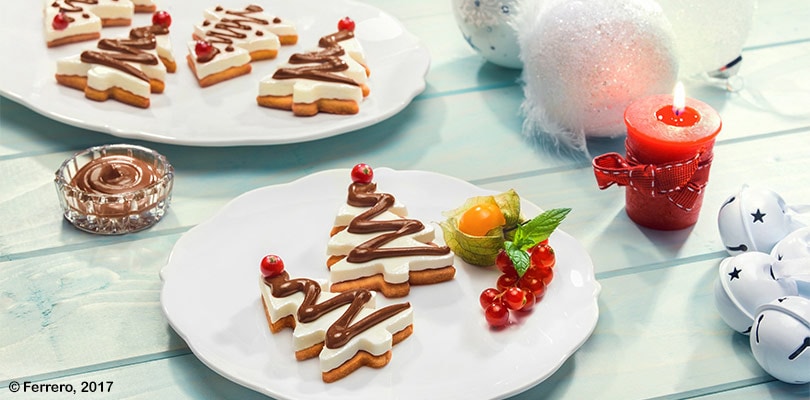 ÁRBOL DE NAVIDAD DE PANNACOTTA CON NUTELLA®