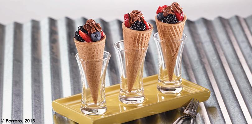PARFAIT DE CUCURUCHO CRUJIENTE CON NUTELLA®