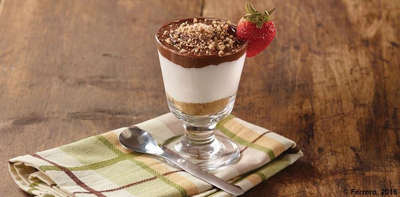 PARFAIT DE GALLETAS GRAHAM CON NUTELLA®