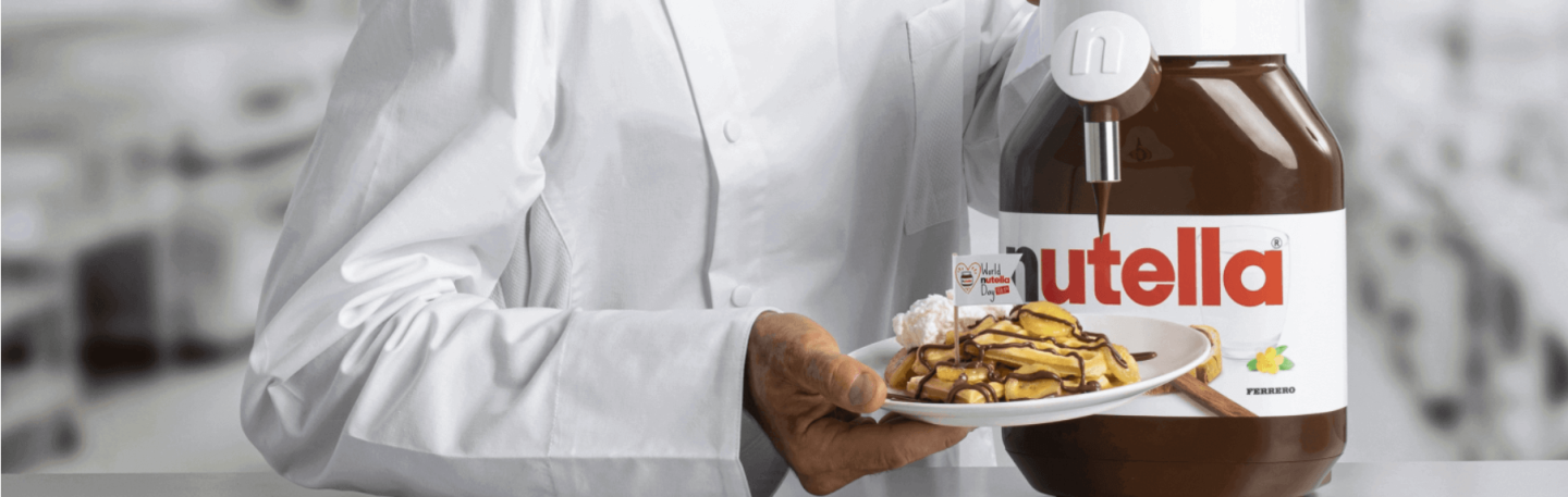 Dispensador manual nutella® 1 kg