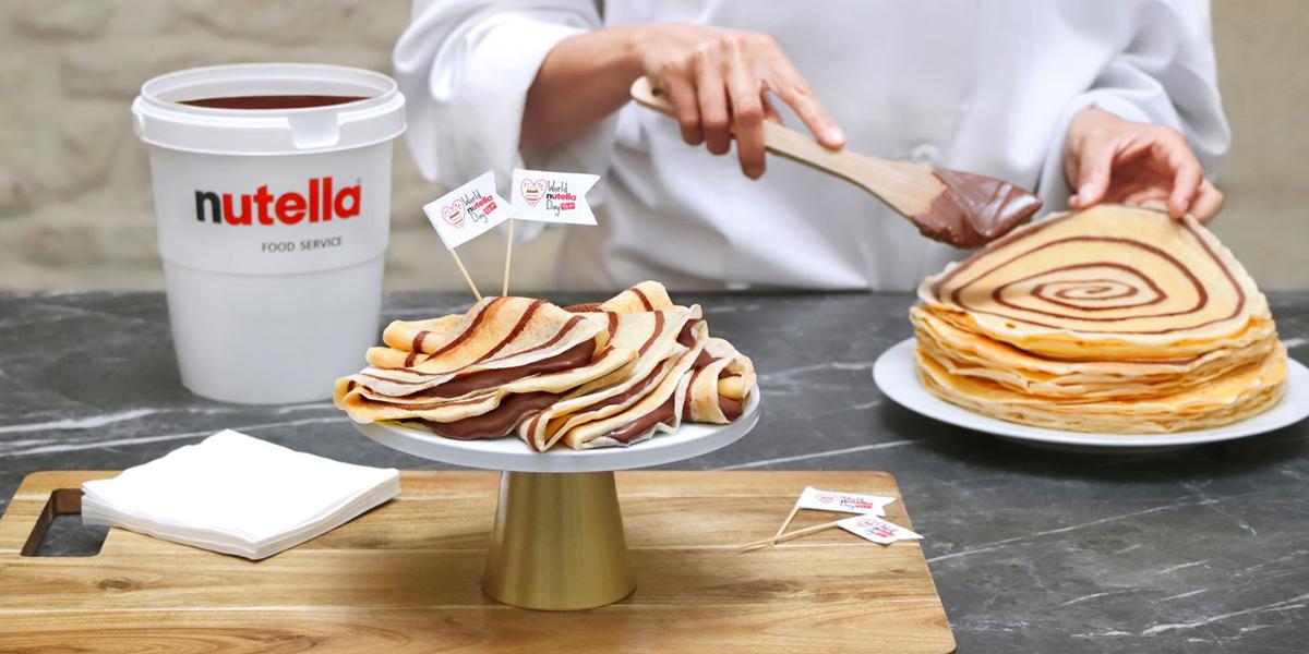 Crêpes Tourbillon au Nutella® | FerreroFoodService France