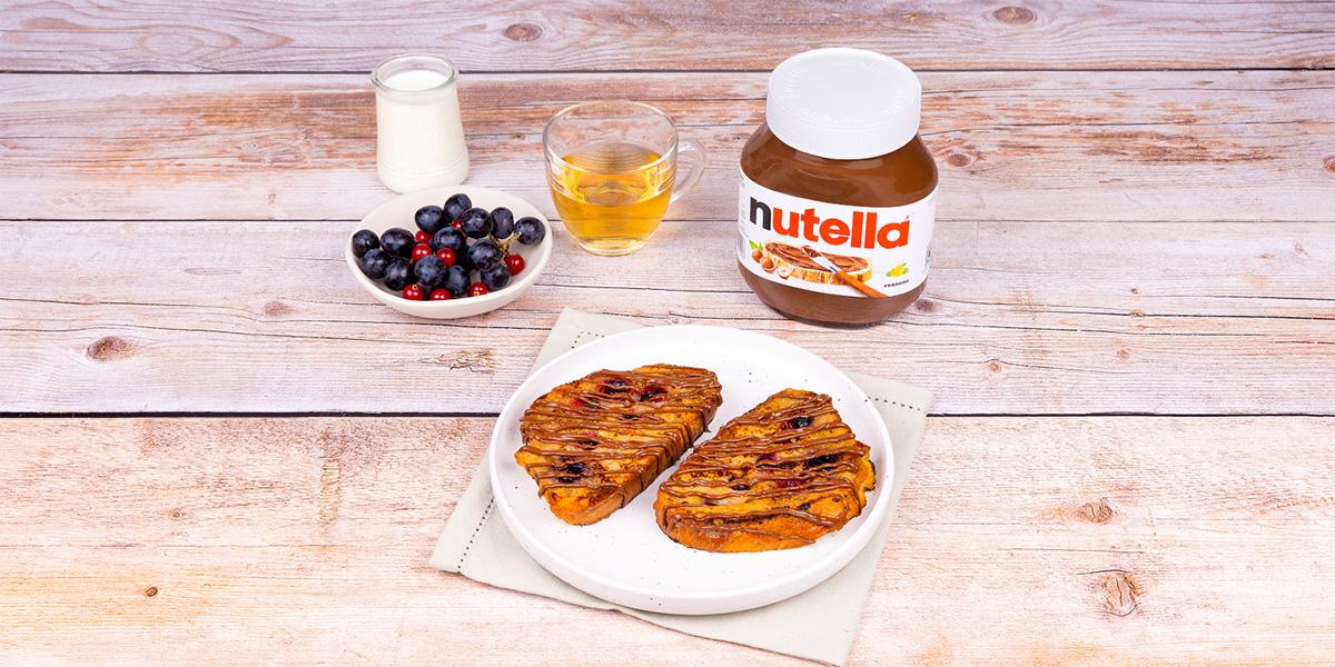 Pain perdu au cassis et au Nutella® | FerreroFoodService France Pain perdu au cassis et au Nutella® | FerreroFoodService France