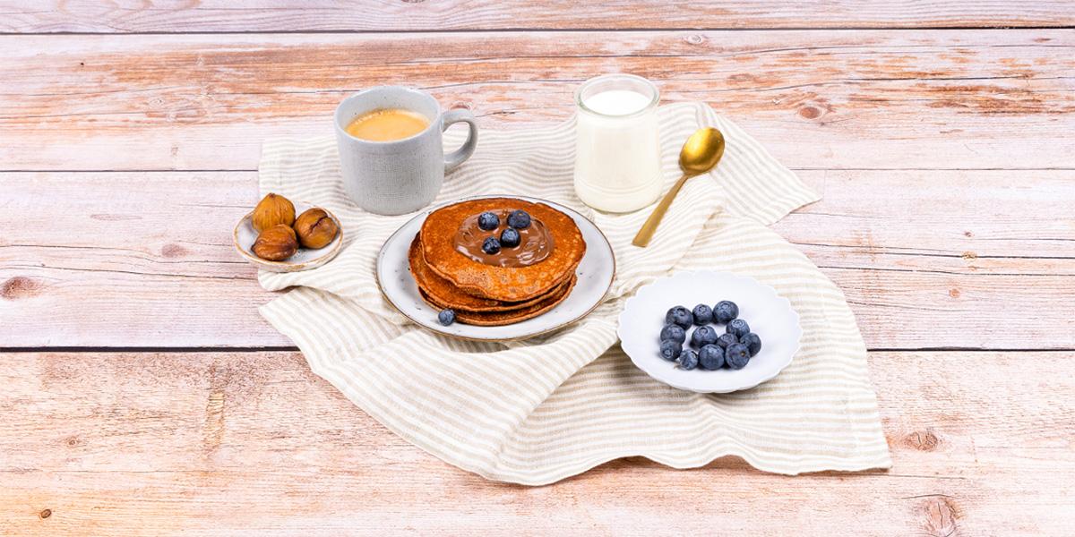 Pancake à la farine de châtaigne et au Nutella® | FerreroFoodService France Pancake à la farine de châtaigne et au Nutella® | FerreroFoodService France