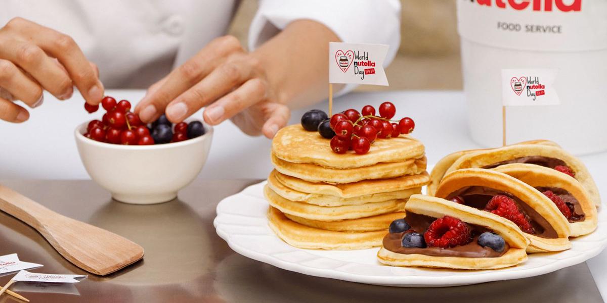 Pancakes Tacos aux fruits rouges et au Nutella® | FerreroFoodService France
