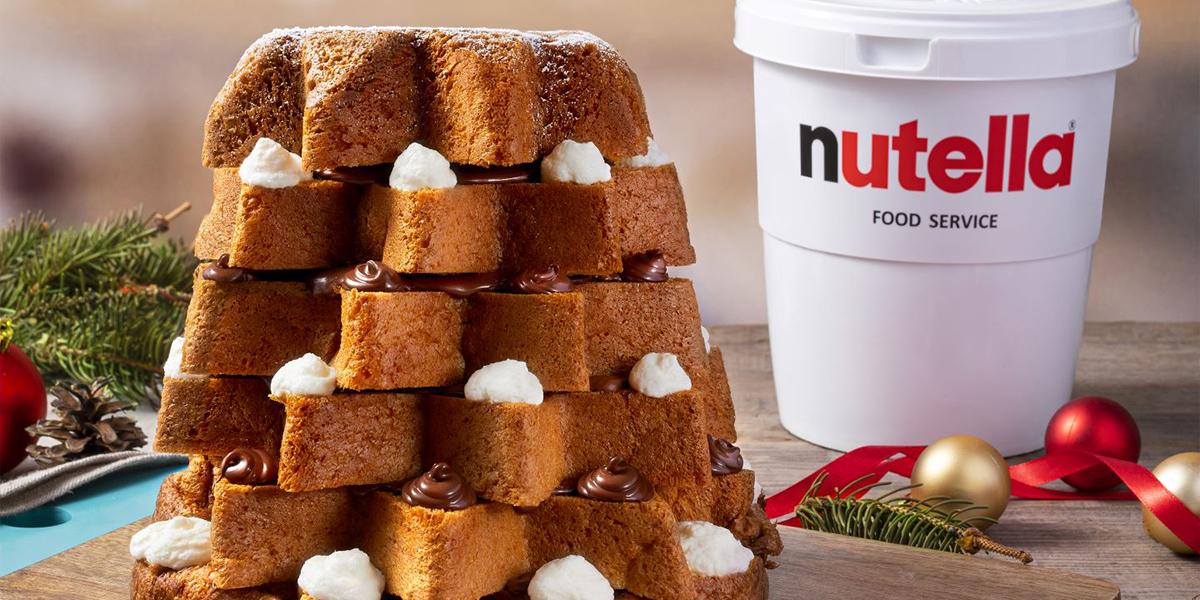 Pandoro au Nutella® en forme de sapin de Noël | FerreroFoodService France
