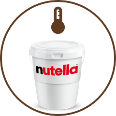 Ferrero Nutella 3kg, Pot de Nutella en verre véritable, Coffret