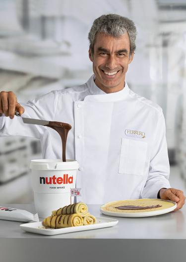 Ferrero Nutella 3kg, Pot de Nutella en verre véritable, Coffret
