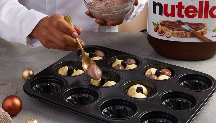 Marble mini cakes
