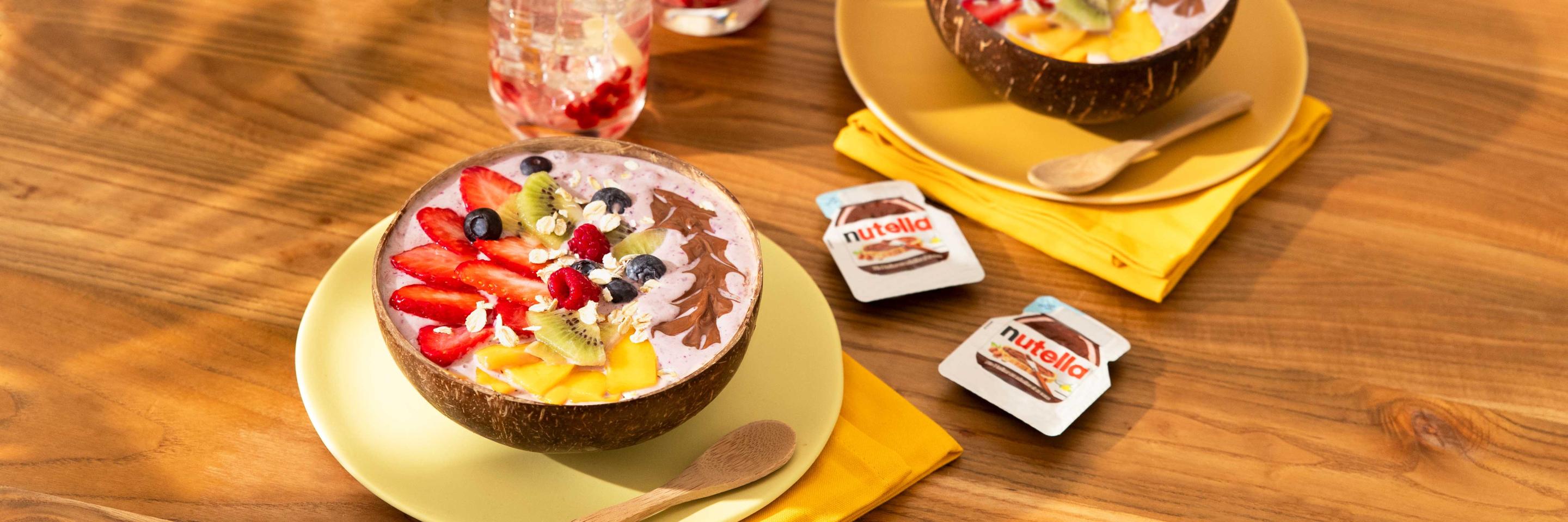 Açaï bowl with Nutella recipe