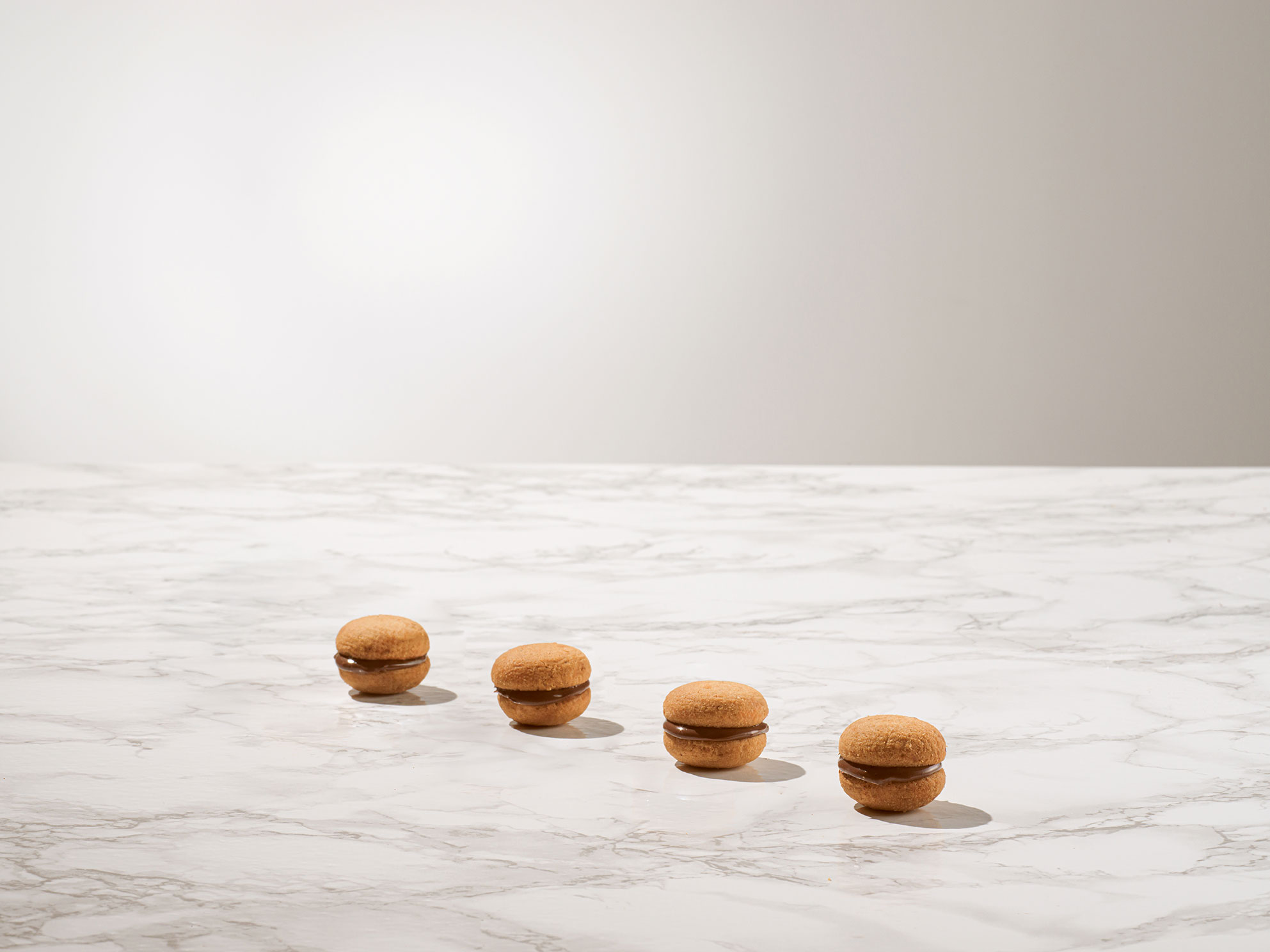 Baci di dama con Nutella