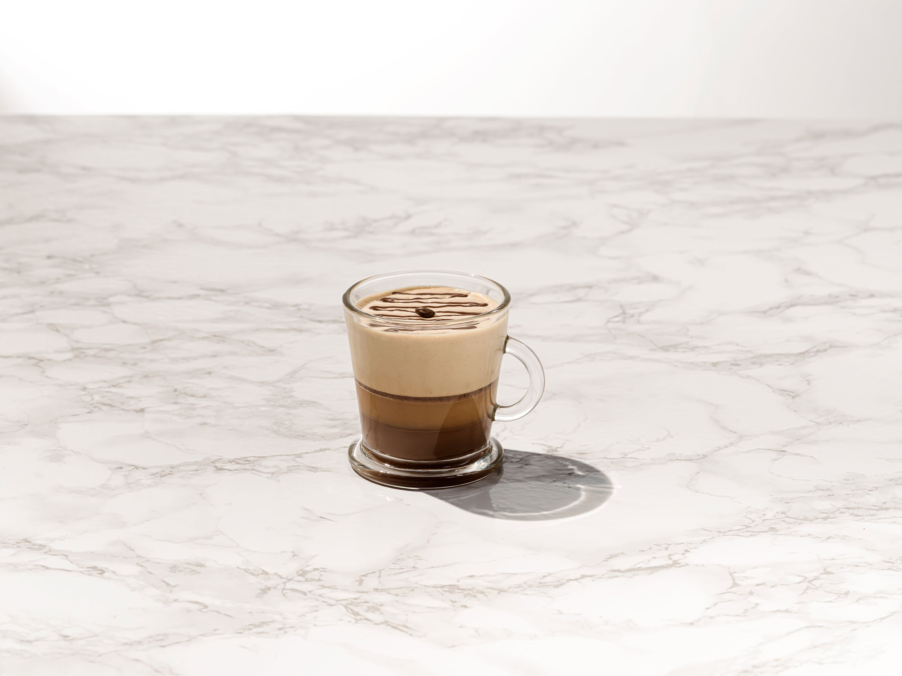 Caffè con Nutella e caramello mou