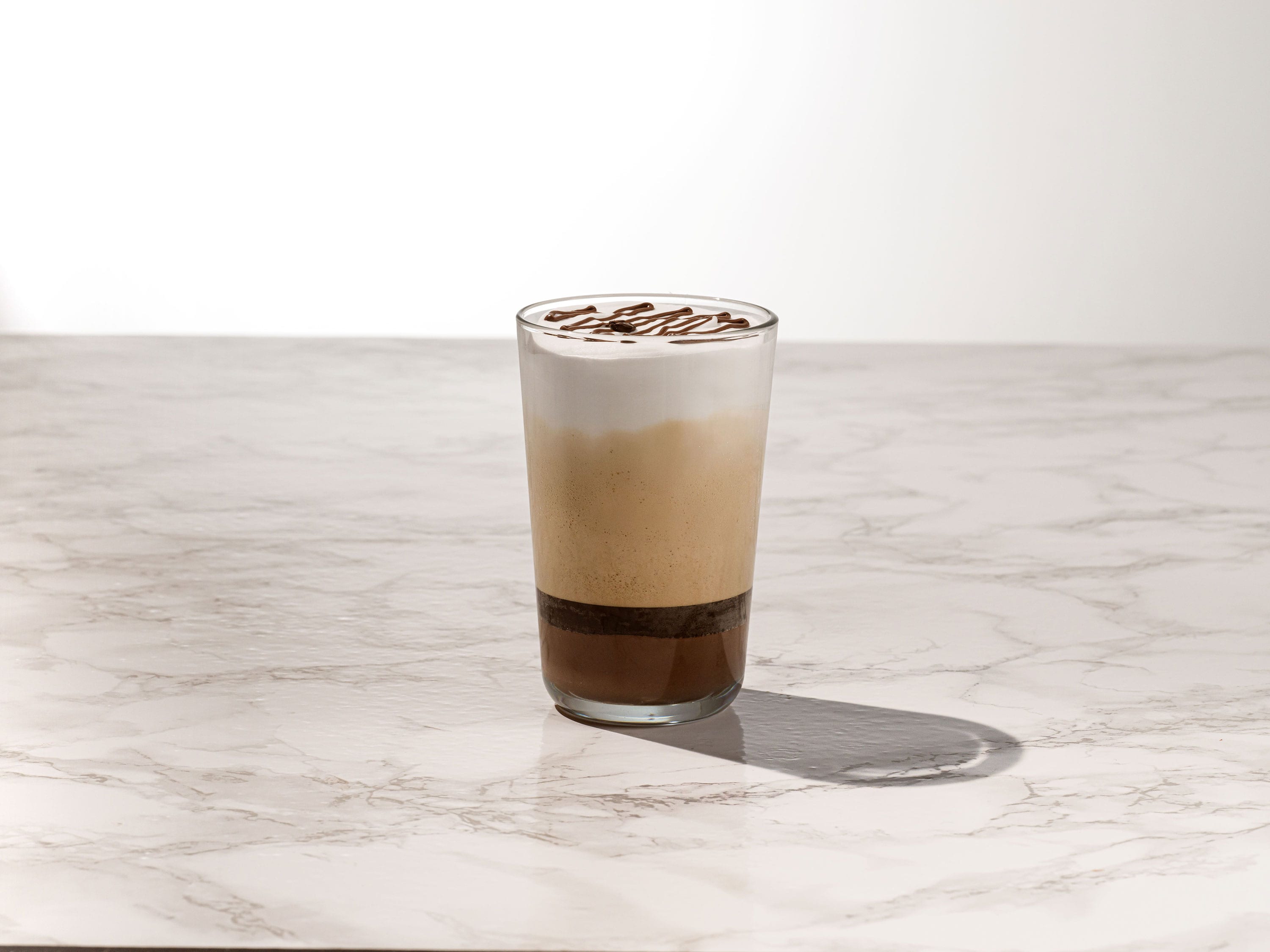 Caffè freddo a strati con Nutella