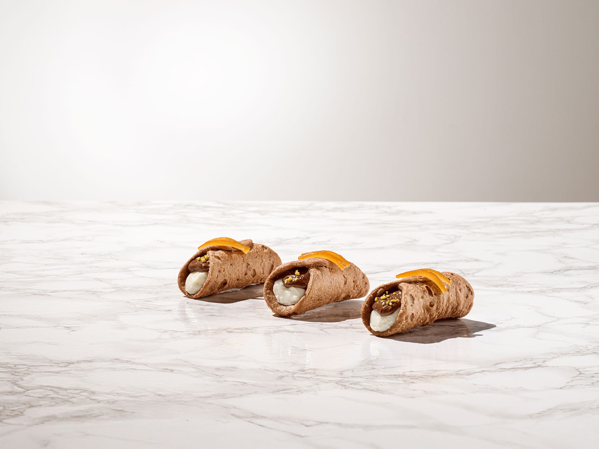Cannolo siciliano con Nutella