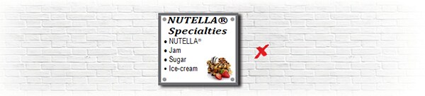 Use of Logo Nutella