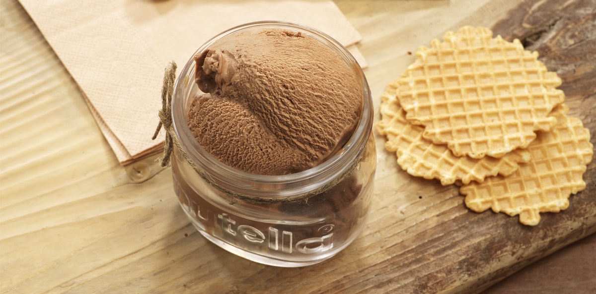 Gelato nutella visore