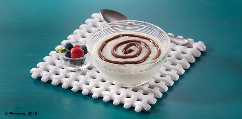SÊMOLA QUENTE COM NUTELLA<sup>®</sup>