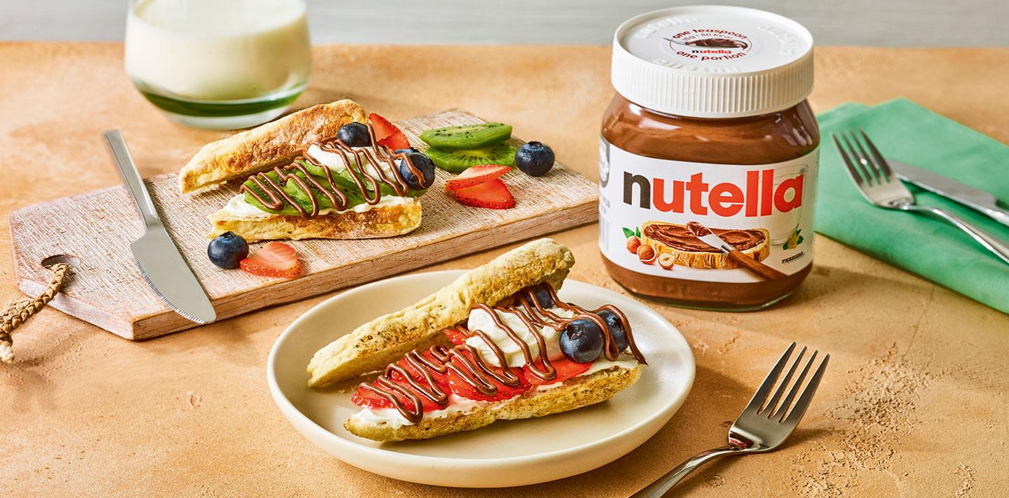 Nutella® Strawberry and Blueberry Soda Bread Farls