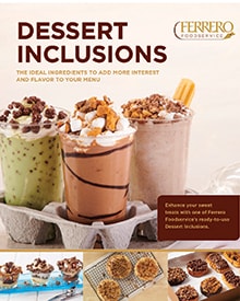 Ferrero Branded Dessert Inclusions Sell Sheet