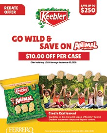 Keebler<sup>®</sup> K12 Whole Grain Animal Cracker Sell Sheet