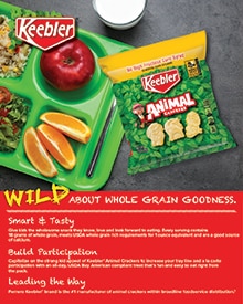 Keebler<sup>®</sup> K12 Whole Grain Animal Cracker Sell Sheet