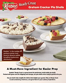 Keebler<sup>®</sup> Graham Cracker Pie Crusts Sell Sheet