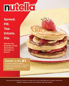 Nutella<sup>®</sup> Hazelnut Spread Sell Sheet