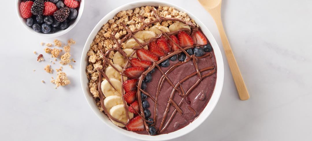 Acai Bowl with Fresh Fruit made with Nutella® with Nutella recipe