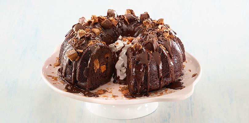 Butterfinger® Double Fudge Bundt Cake Butterfinger® Double Fudge Bundt Cake