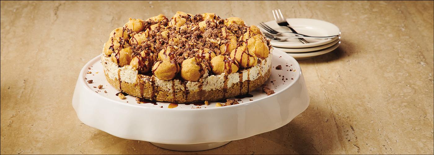Baby Ruth® Melt Away Cream Puff Cheesecake Baby Ruth® Melt Away Cream Puff Cheesecake