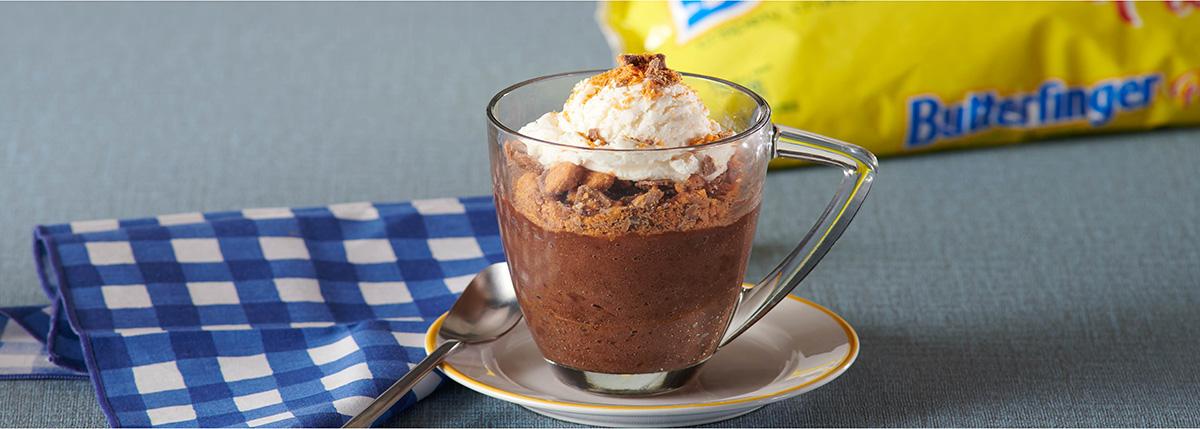 Cake in a Mug with Butterfinger® Cake in a Mug with Butterfinger®