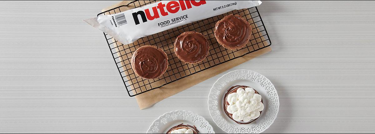 Mini Chocolate Cloud Cakes with Nutella®