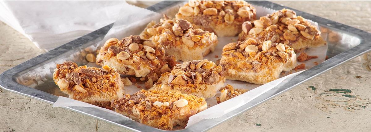 Peanut Brittle Cookie Bites with Butterfinger® Peanut Brittle Cookie Bites with Butterfinger®
