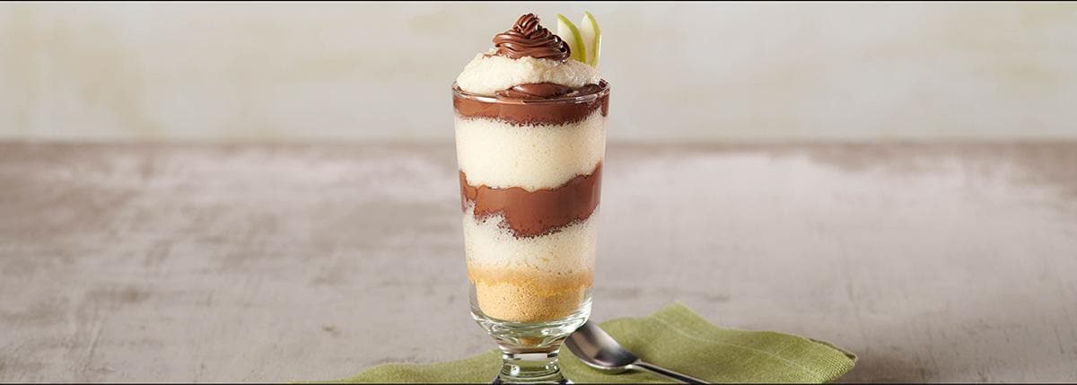 4-Ingredient Russian Fluff Parfait with Nutella® 4-Ingredient Russian Fluff Parfait with Nutella®