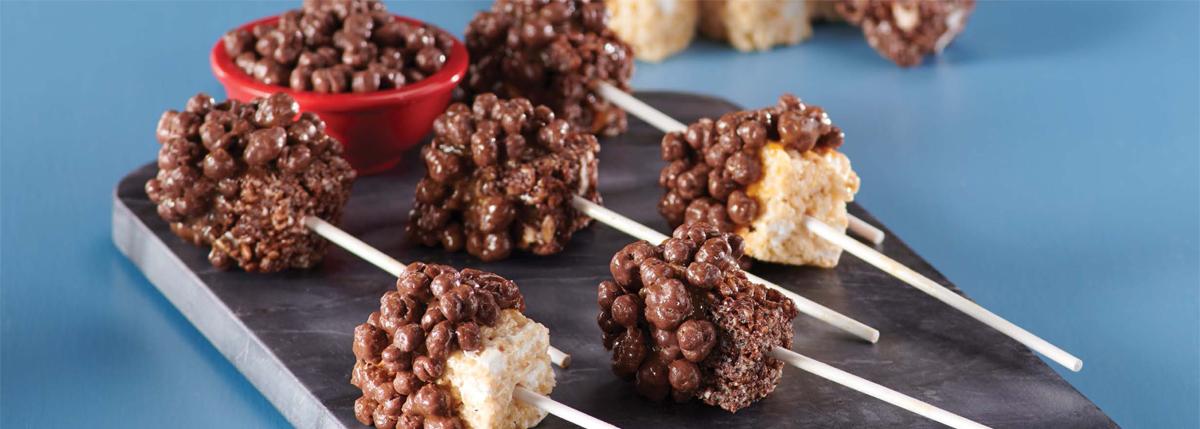 Marshmallow Crispy Bites with CRUNCH® Pieces