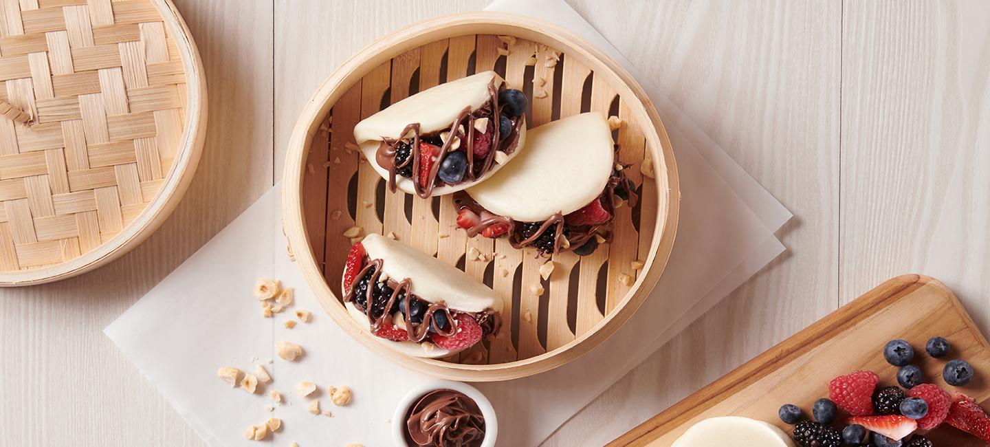 Hazelnut Bao Buns made with Nutella®