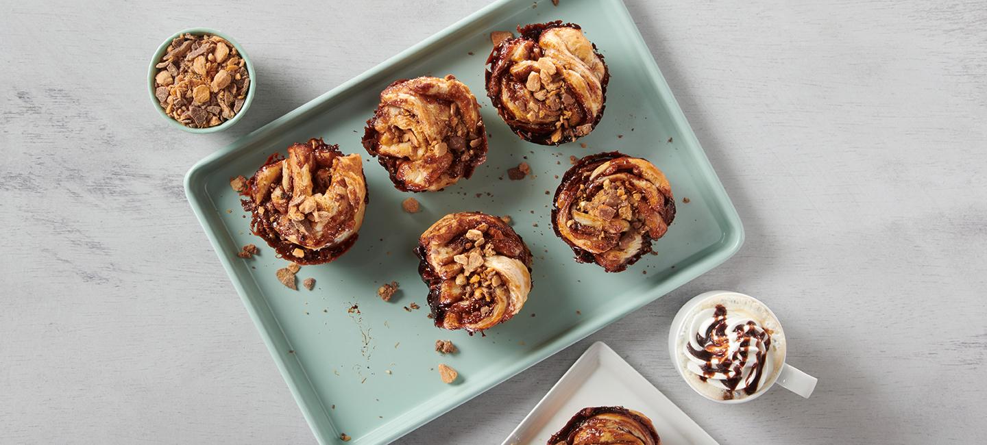 “So Extra” Morning Bun made with Butterfinger®