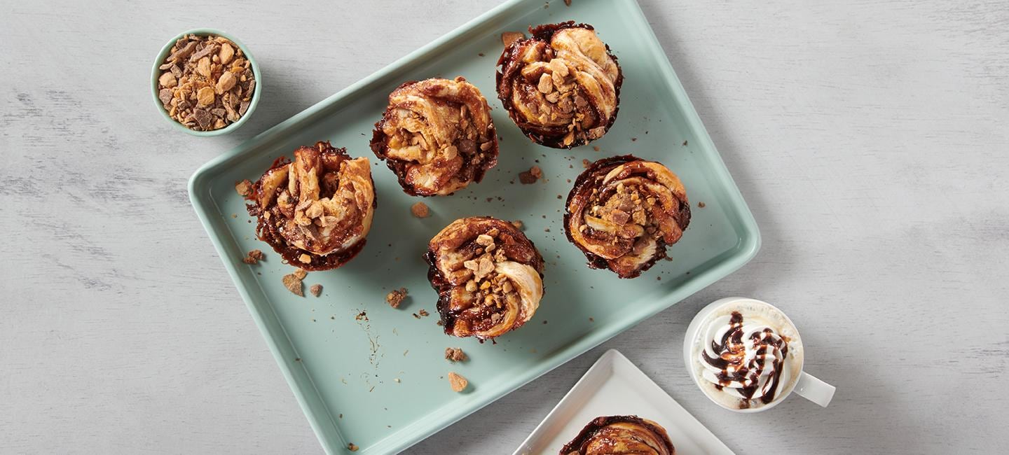 “So Extra” Morning Bun made with Butterfinger®