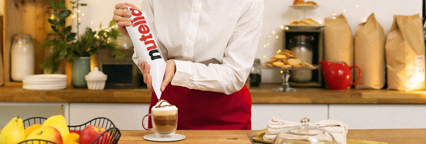 Cappuccino with Nutella Hero