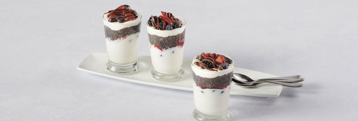 Nutella Chia Seed Parfait