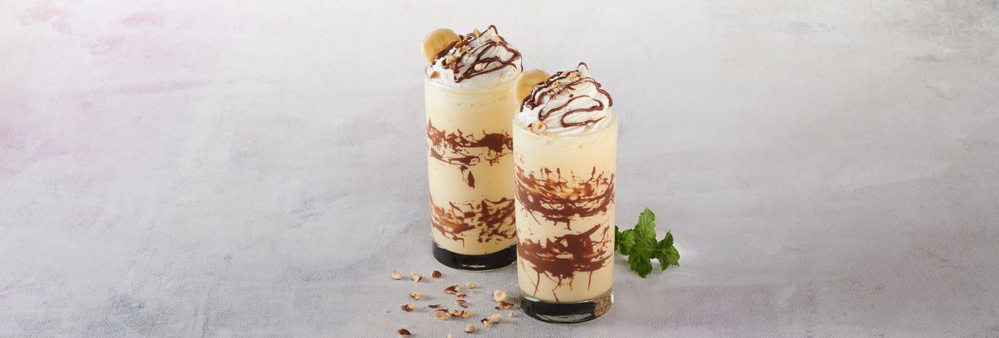 Quickblend® Banana Milkshake made with Nutella®