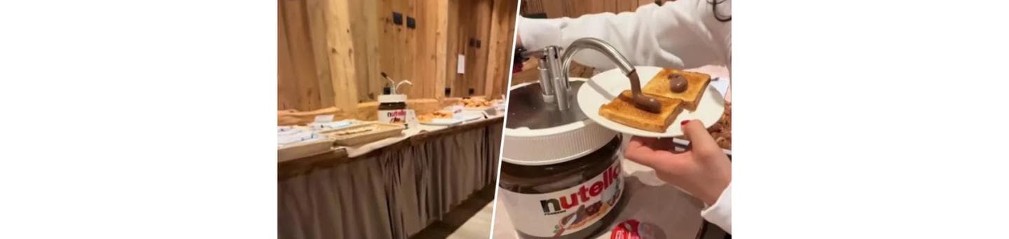 Nutella Dispenser at the Olympics